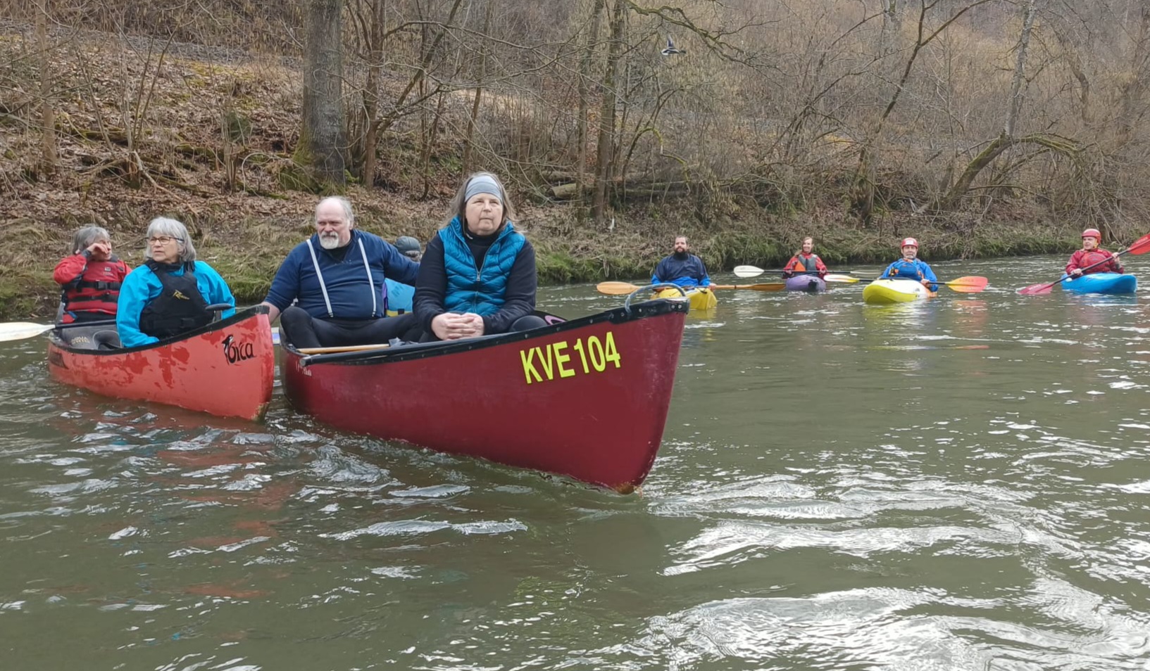 Im Februar auf dem oberen Neckar