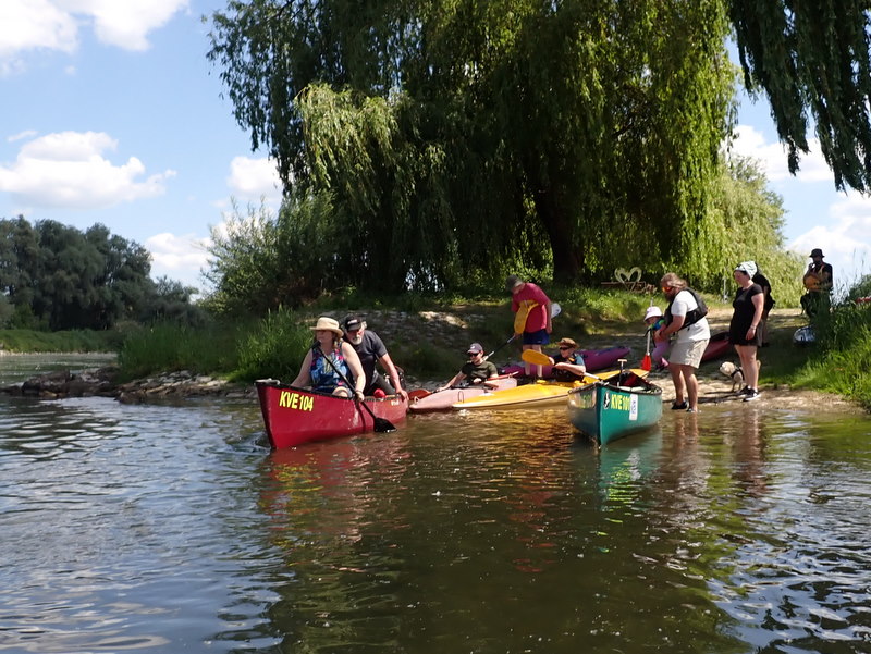 Start zur Fahrt auf der Donau